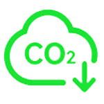 21KG less CO2 emission